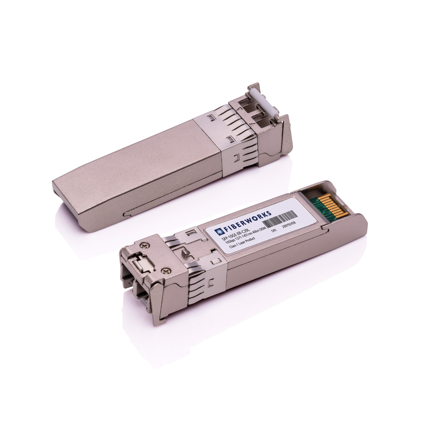 SFP-10GE-ER-C39-C Fiberworks AS  SFP+, 10GBase-LR, DDM, 30km, Low-Band CWDM 1391nm, 15dB, SM, Cisco