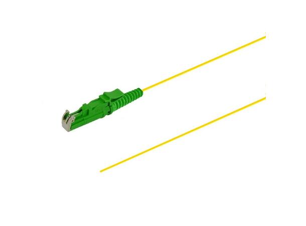 Pigtale E2000/APC, 1.5 meter, 12-pack G.657.A2, 900µm tight buffer, yellow 